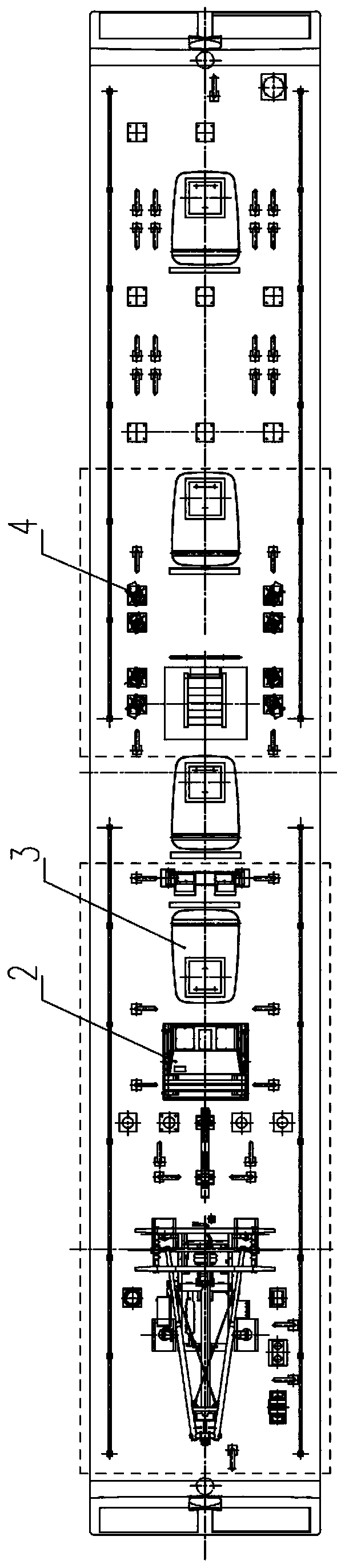 Comprehensive detection vehicle used for urban rail traffic