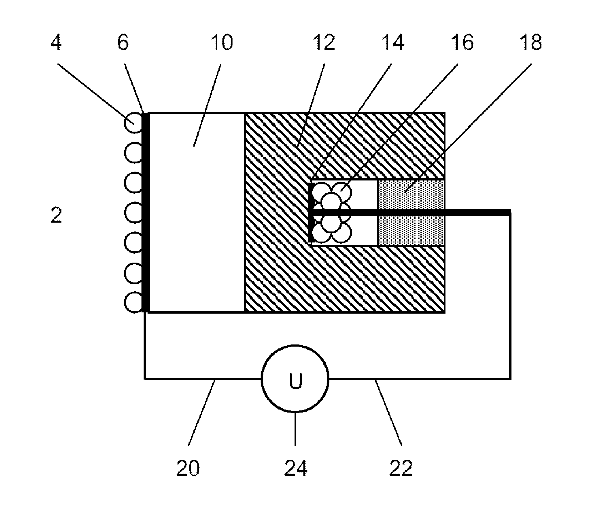 Method and apparatus for sensing molecular gases