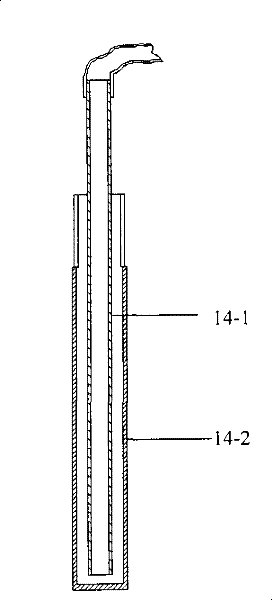 Device for preparing semi-solid alloy rheological slurry or blank