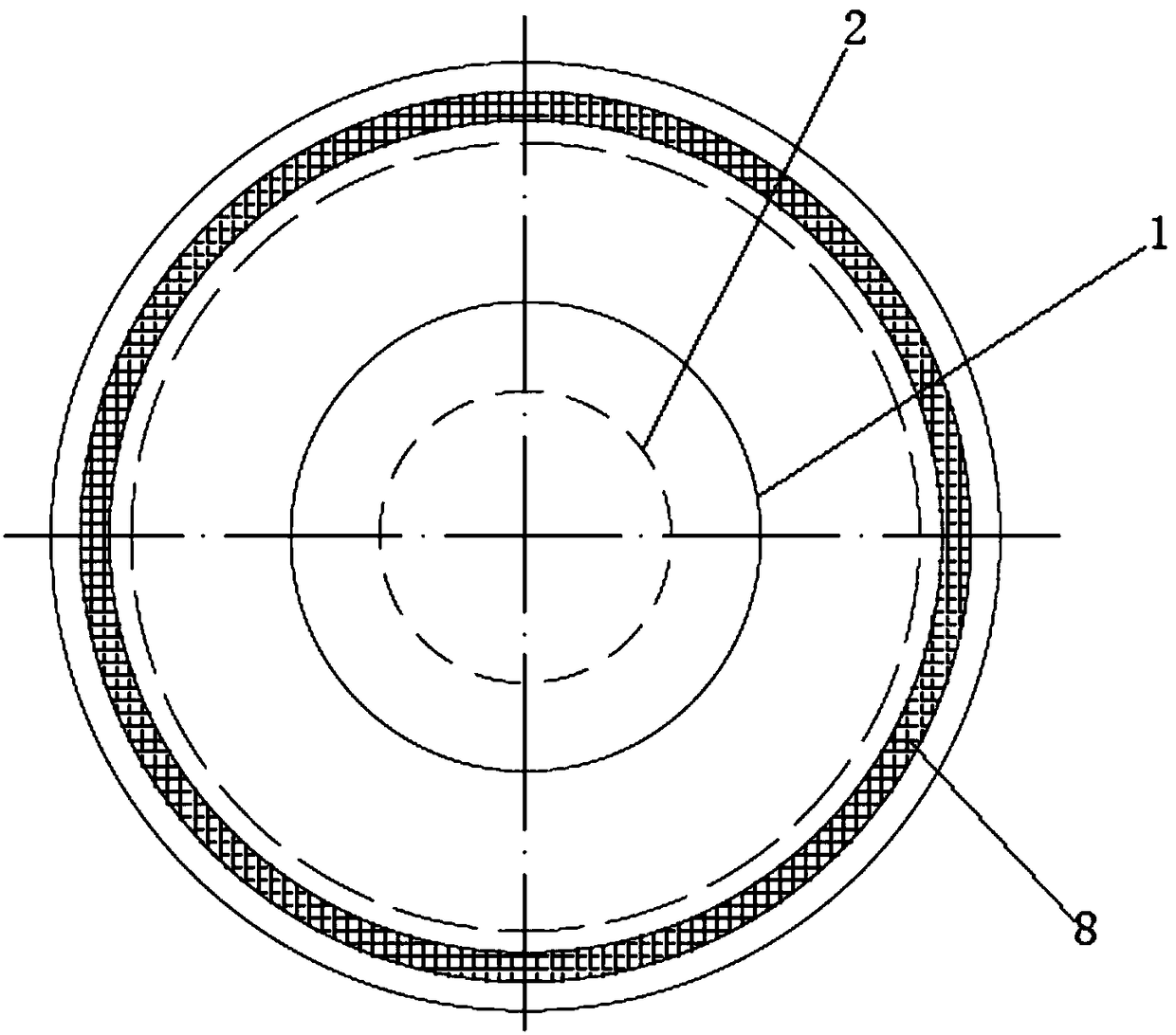 Functional anti-galactorrhea breast pad and manufacturing method