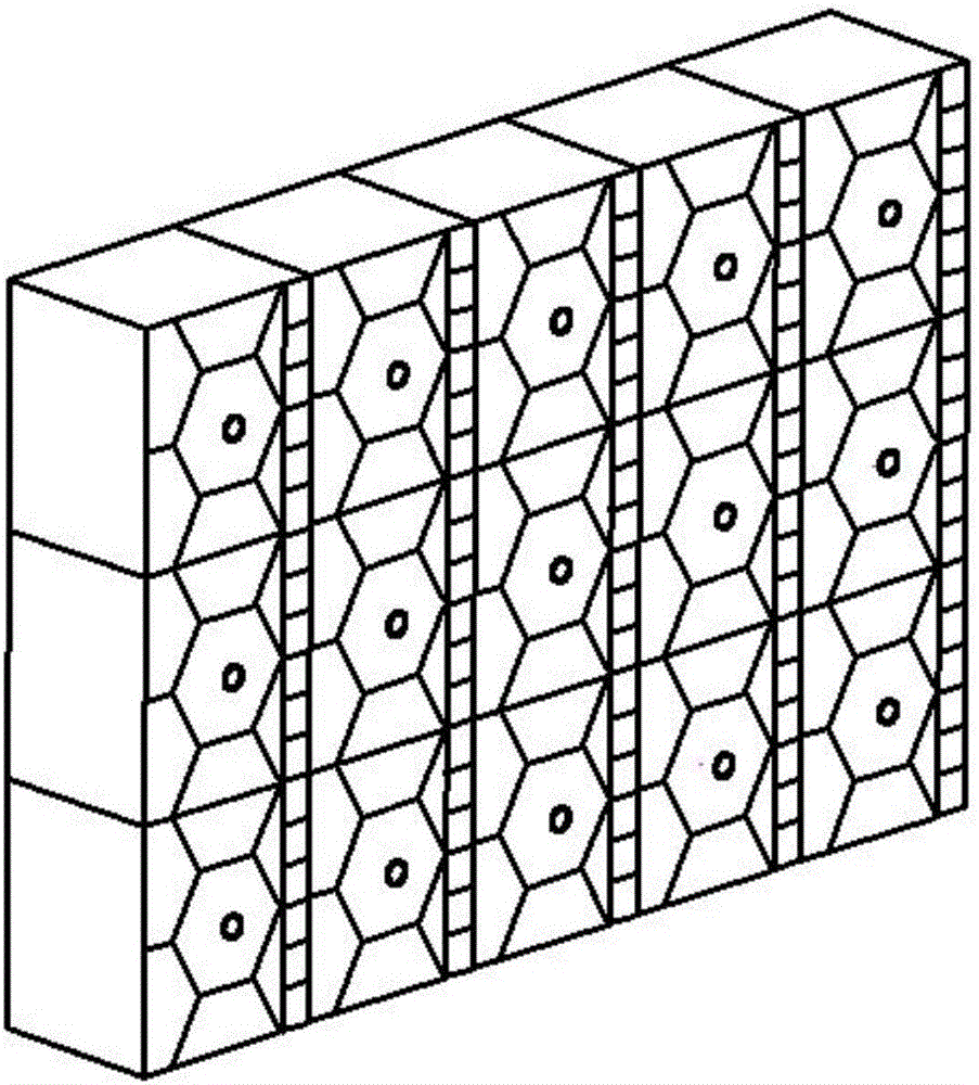 Safety emergency shelter for honeycomb mall