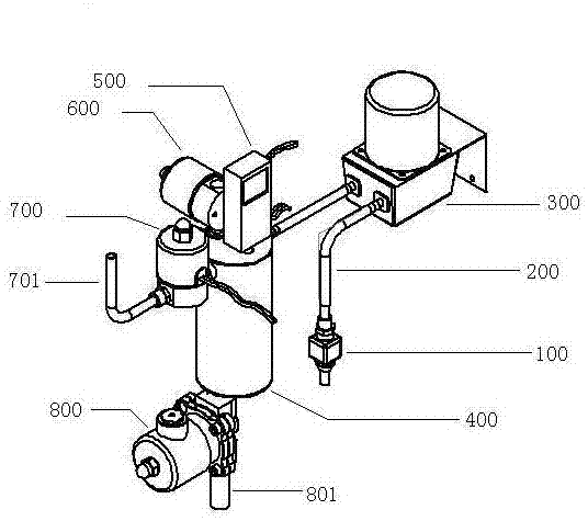 Quantitative liquid adding device for full-automatic medical cleaner and control method thereof