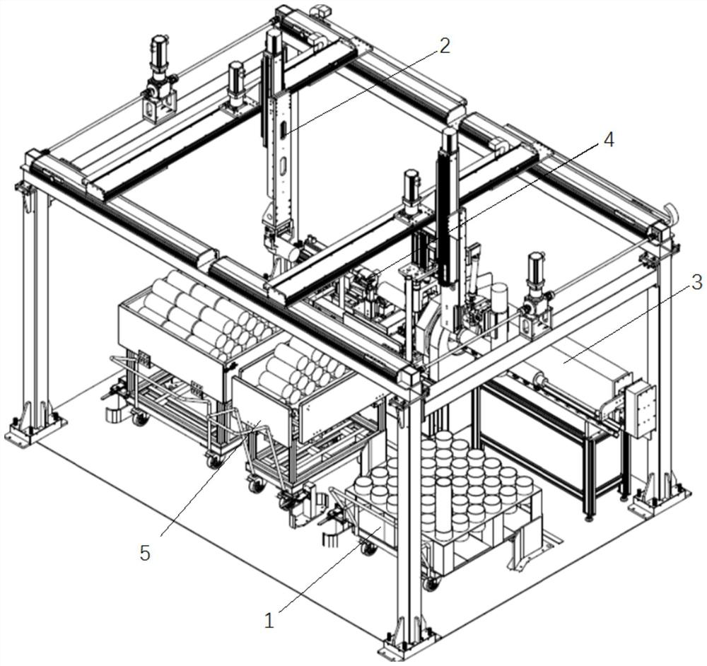 Cutting-off and shaping system for solid propellant filling grain