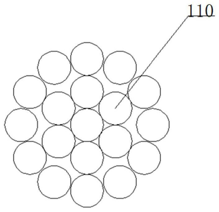 Carbon fiber rod, power cable and manufacturing method of carbon fiber rod