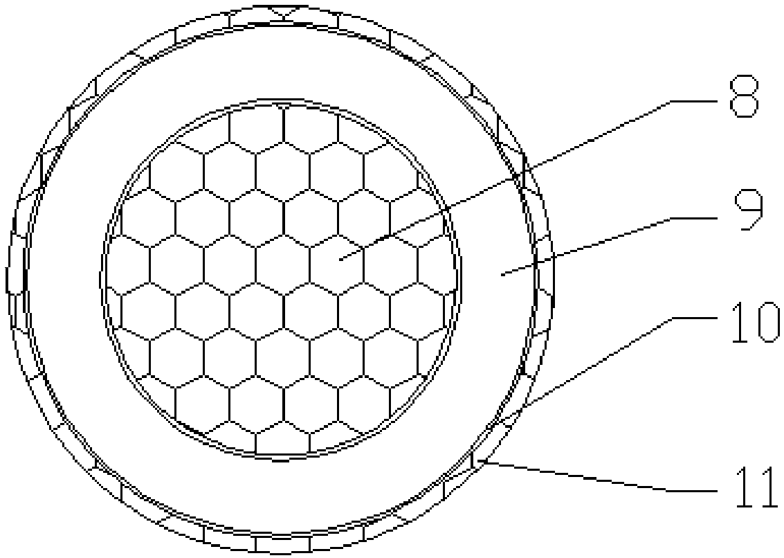 Large-cross section metal shielding flexible cable for mobile equipment