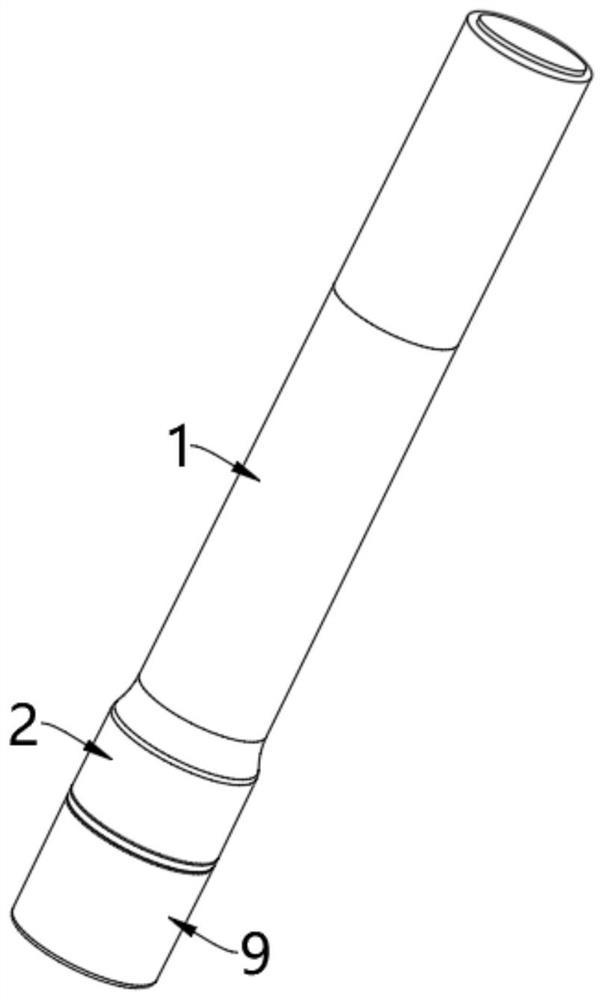 Rotating type self-mixing double-agent package