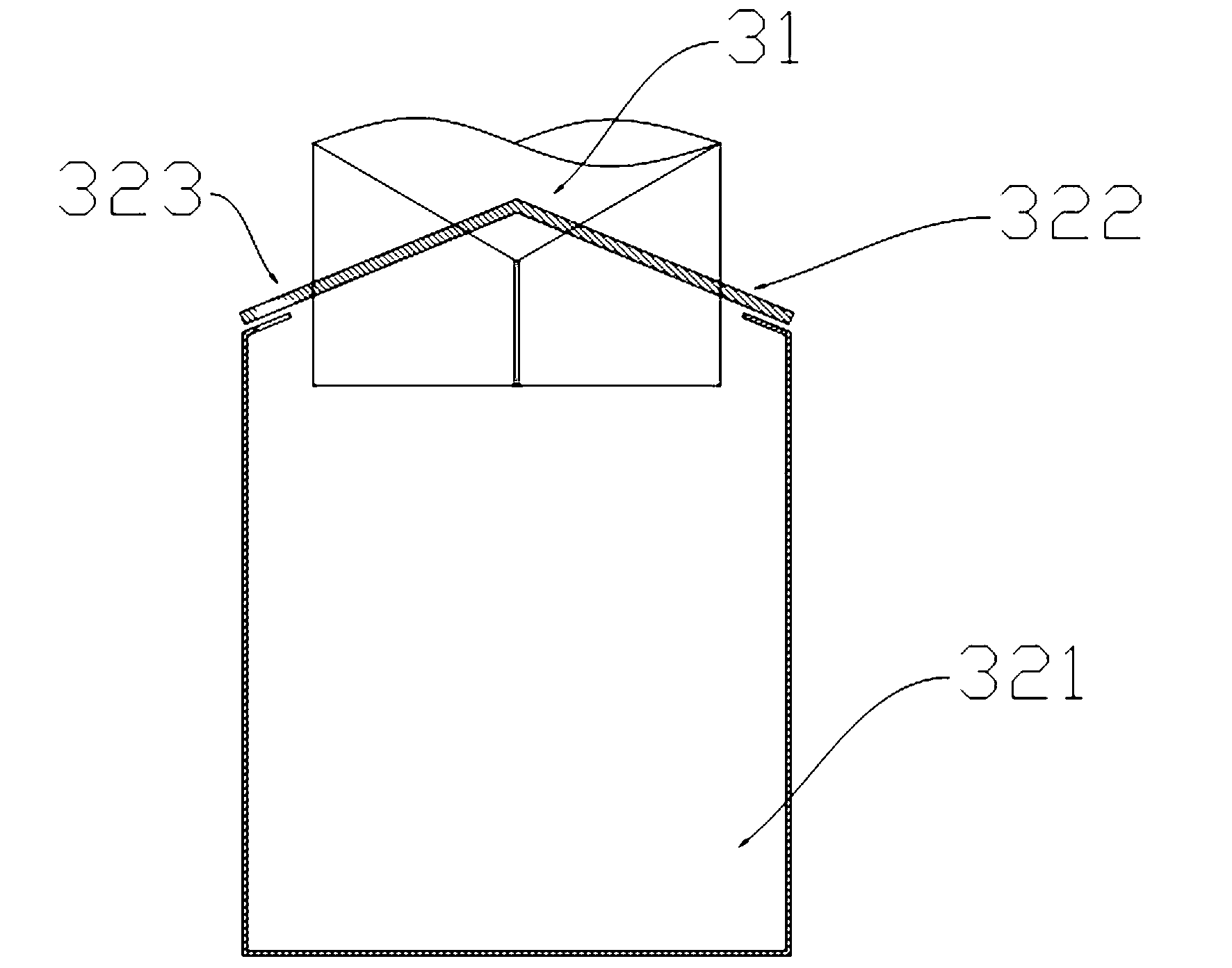 Dust-removing machine used in process of polishing inner wall of steel pipe