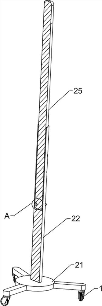 A lighting device for eye examination