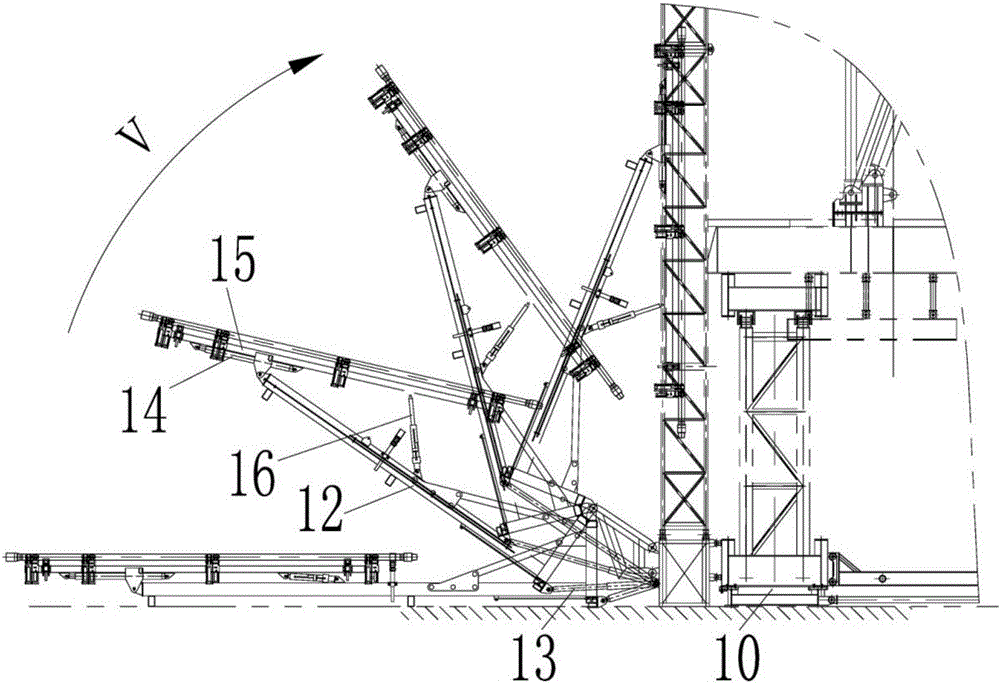 Offline three-joint unit establishing device