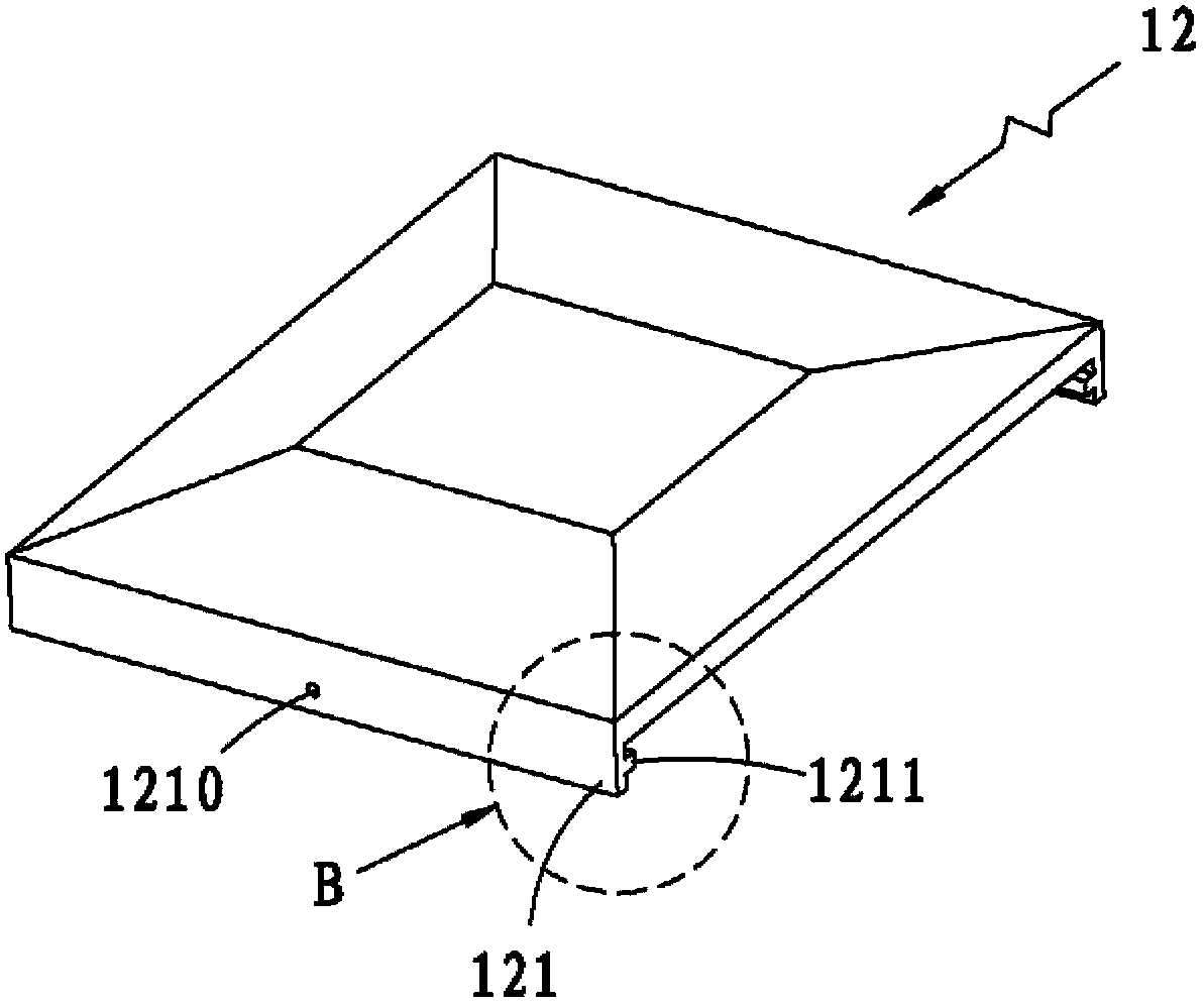 Slide way type lamp capable of emitting light from two faces