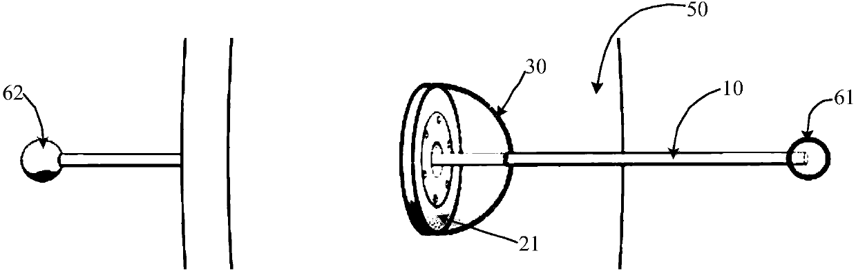 Voltage guiding device, sealing device and method for making insulating hydrophobic coating