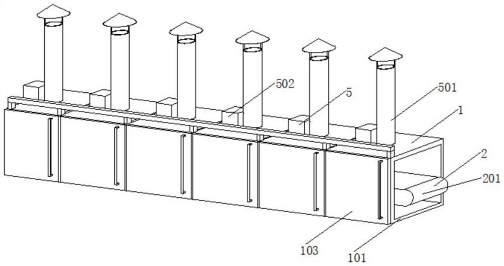 Automatic drying box for fructus lycii dry fruit processing