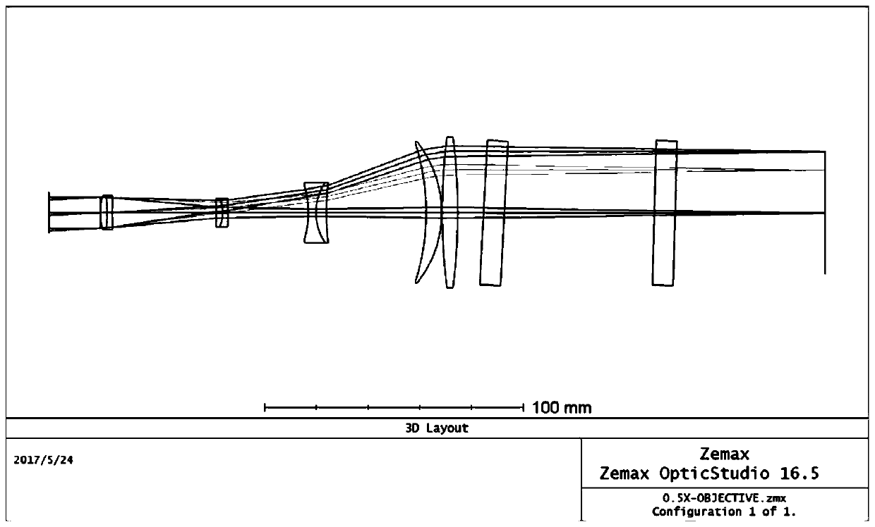 A mirau-type wide-field interference microscope objective optical system