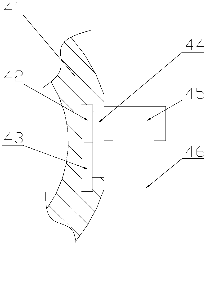 Direct-insert rapid positioning reducer connecting device for metal pipe