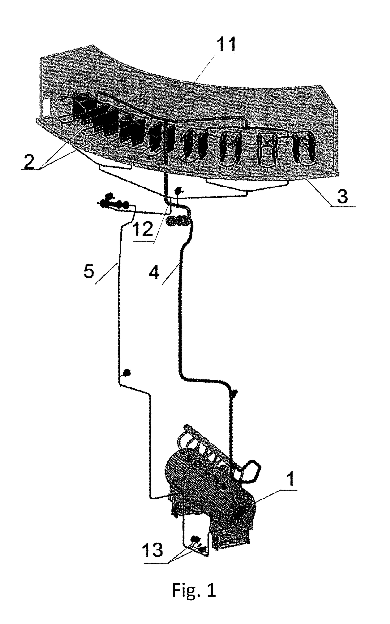 System for passive heat removal from the pressurized water reactor through the steam generator