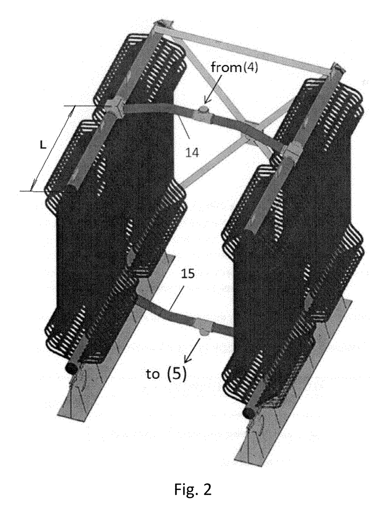 System for passive heat removal from the pressurized water reactor through the steam generator