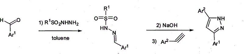 Method for synthesizing 3,5-disubstituted pyrazole