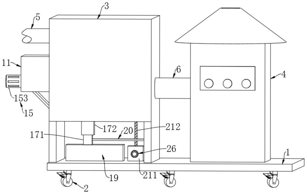 A mobile pressure swing adsorption oxygen production device