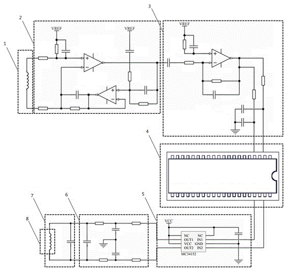 Angle Measurement Method Based on Wireless Power Transmission and Electromagnetic Induction