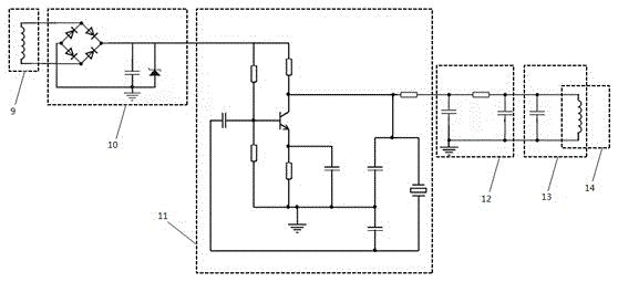 Angle Measurement Method Based on Wireless Power Transmission and Electromagnetic Induction