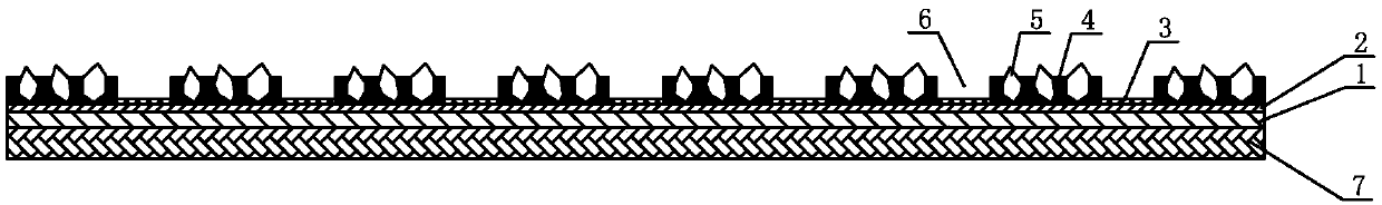 Method for making super hard abrasive particles be arranged orderly in abrasive belt