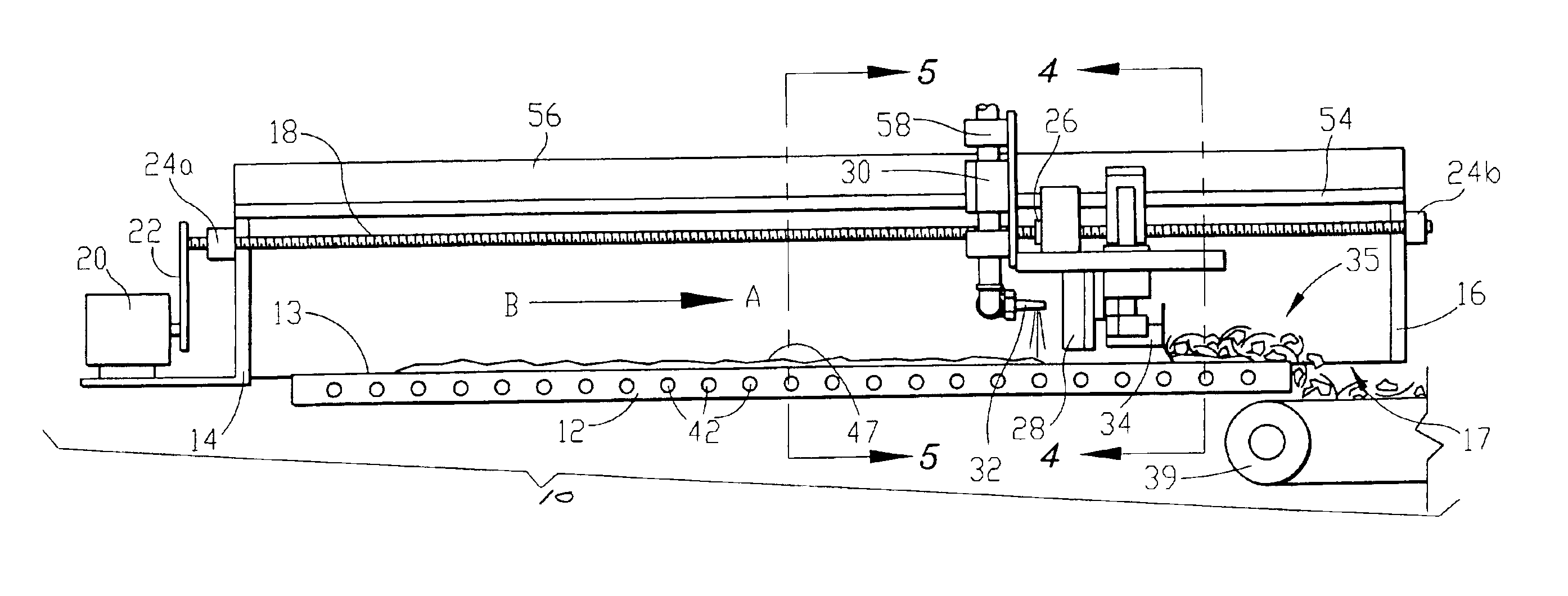 Flat plate flaking device