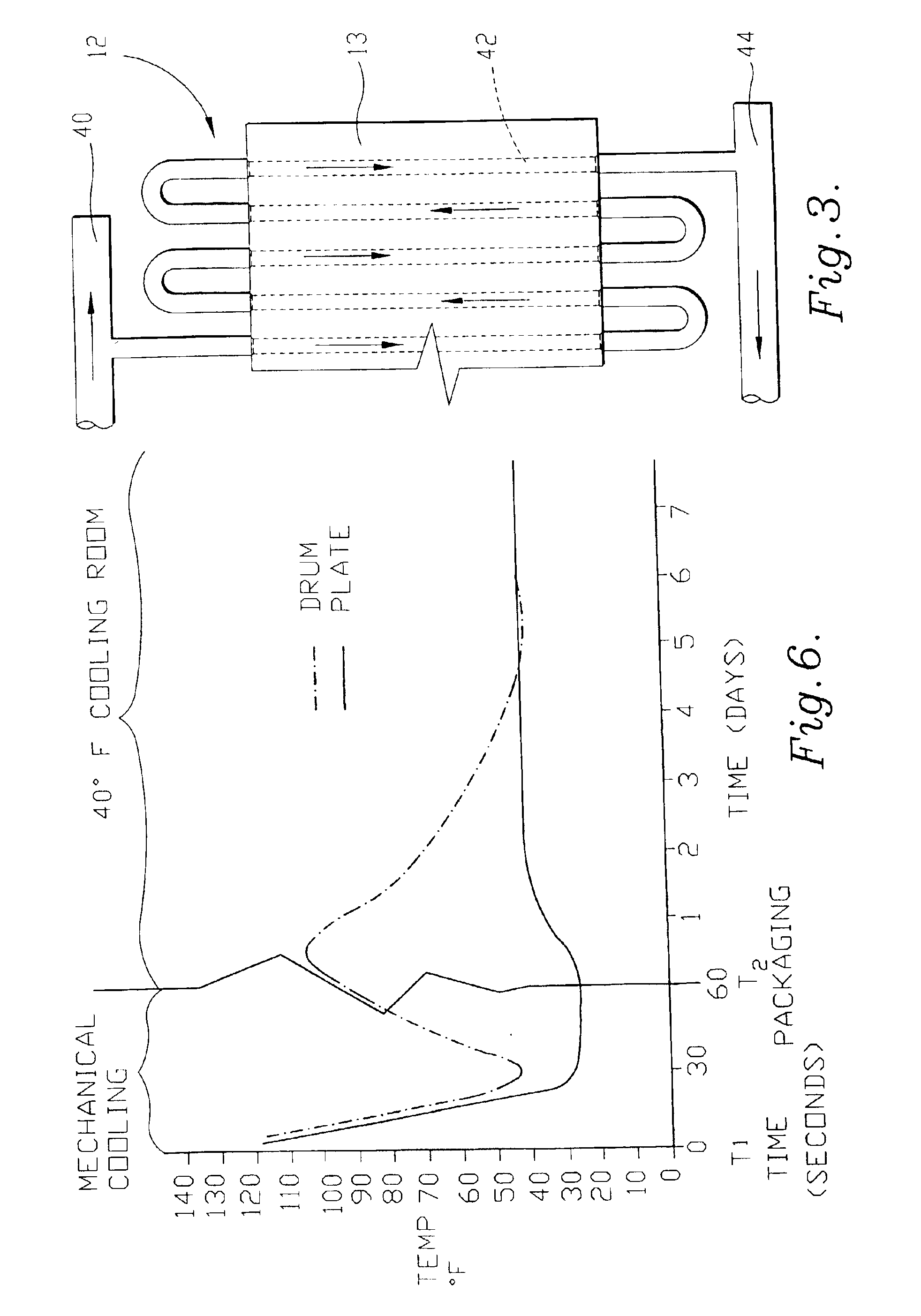 Flat plate flaking device