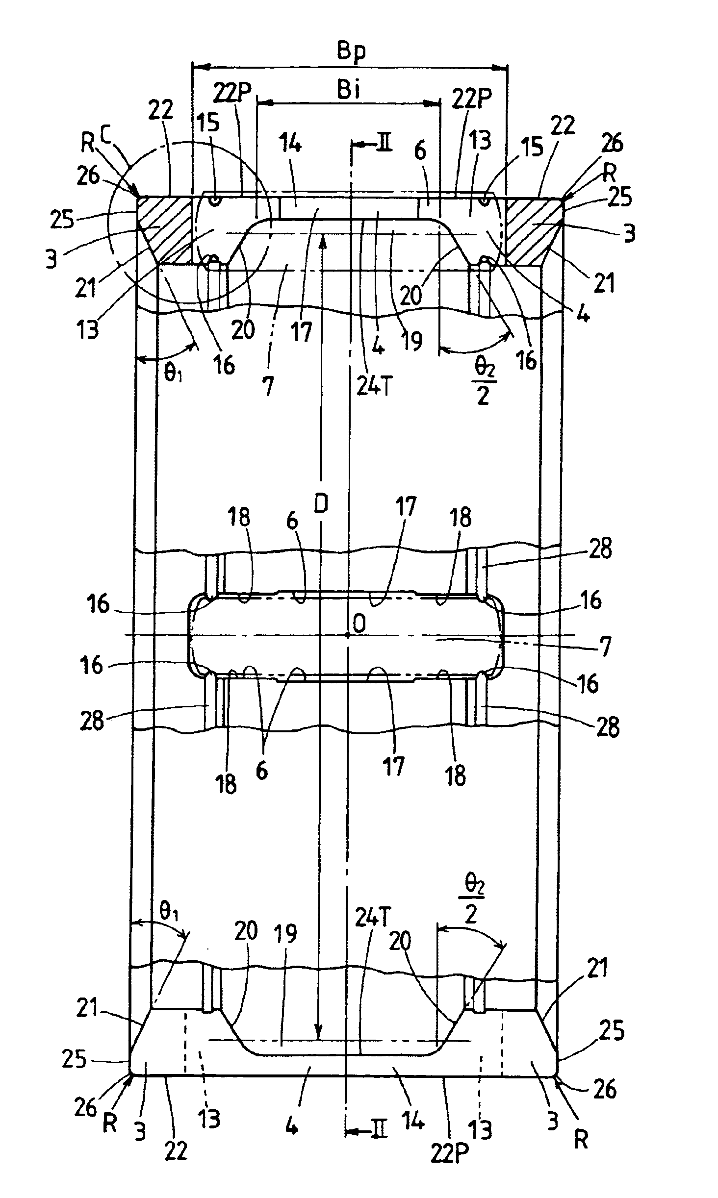 Roller bearing cage