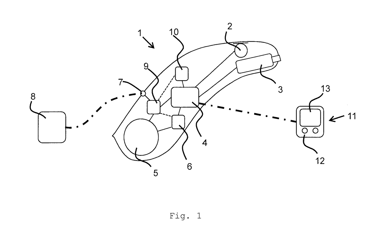 Method for Charging a Battery of a Hearing aid and a Hearing Aid with a Battery Charging Unit