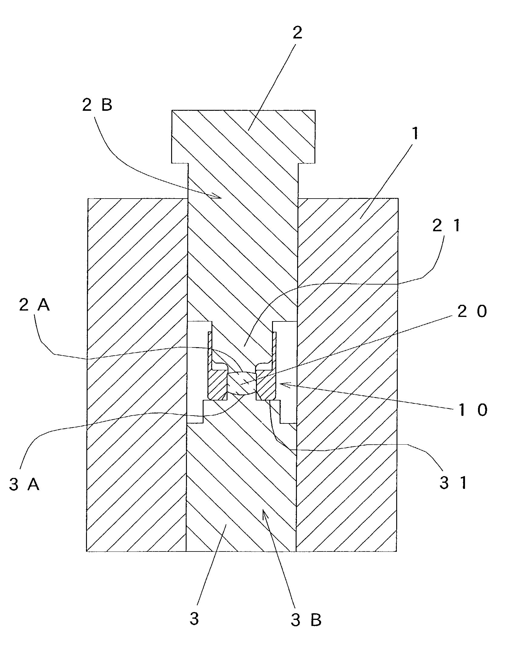 Molding die for optical element with lens-barrel