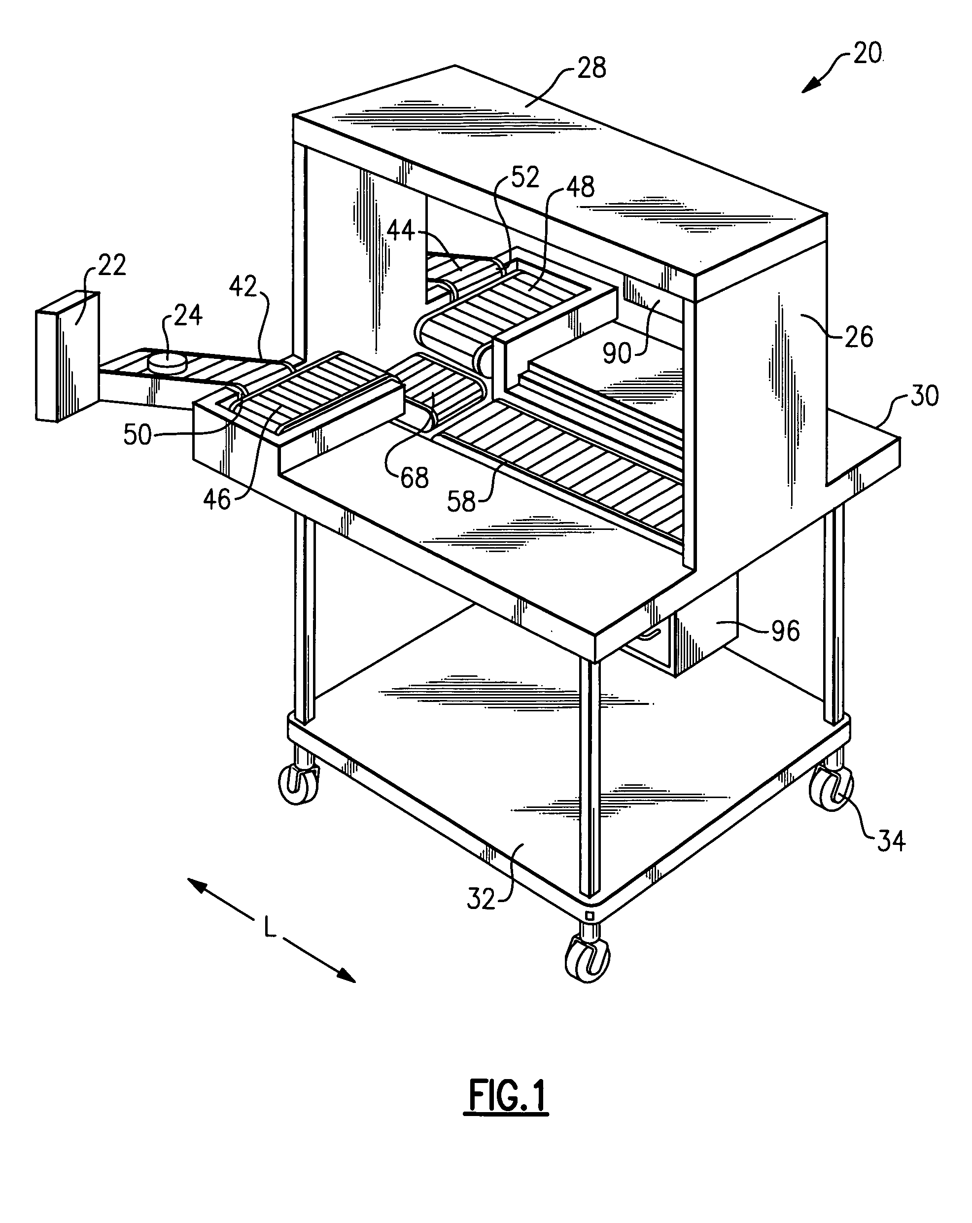 Heated holding compartment for food