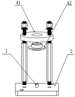 Specialized maintenance device for spindle knife locking belleville spring