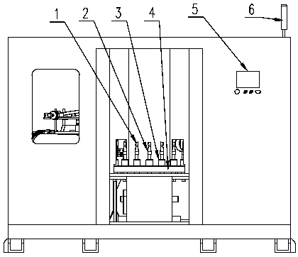 Multi-station automatic round head connecting pipe polishing equipment