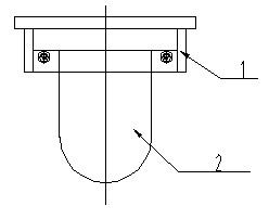 Upper die for oil press