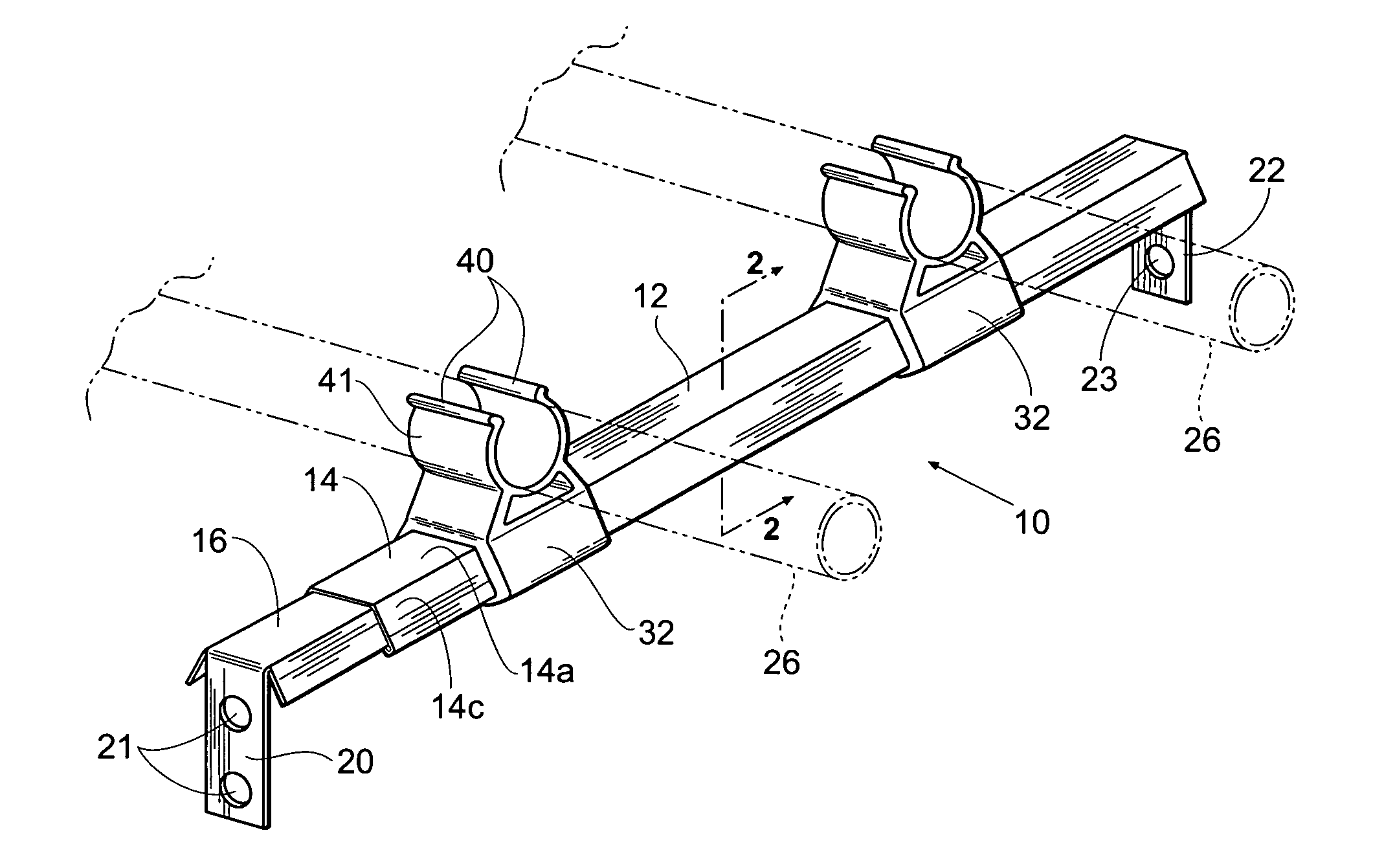 Adjustable hanger bracket assembly