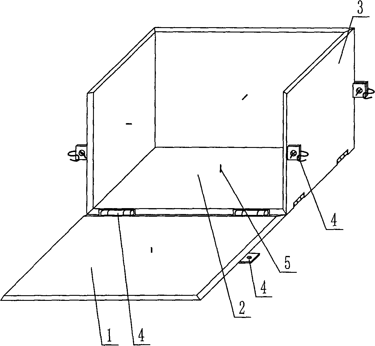 Shuttering component molding mold