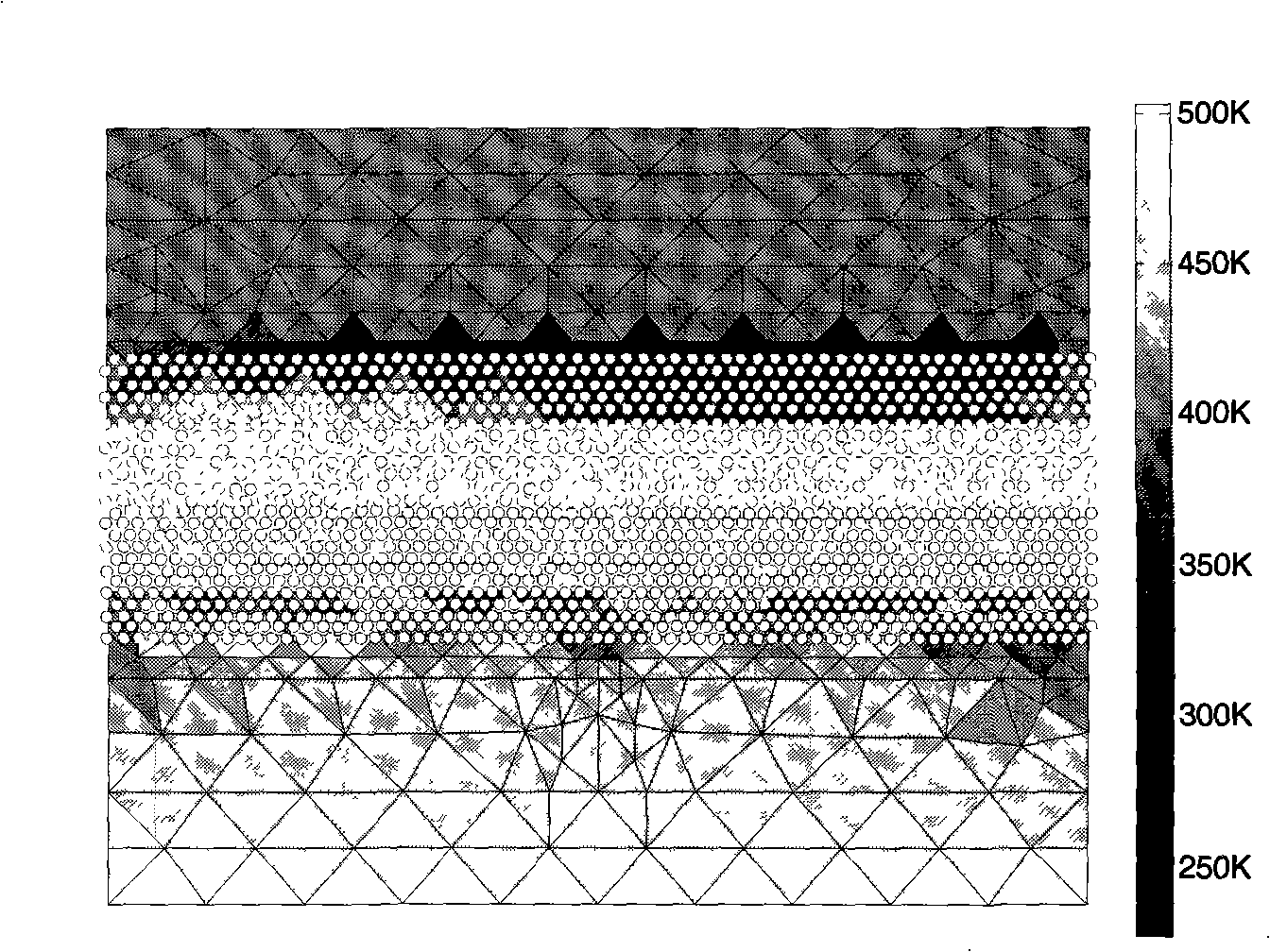 Multi-physical field interface multi-scale design method of structure of micro-nano electronic device