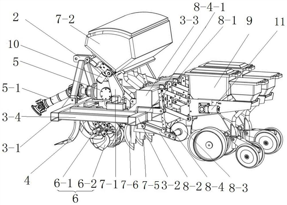 Multifunctional no-tillage planter