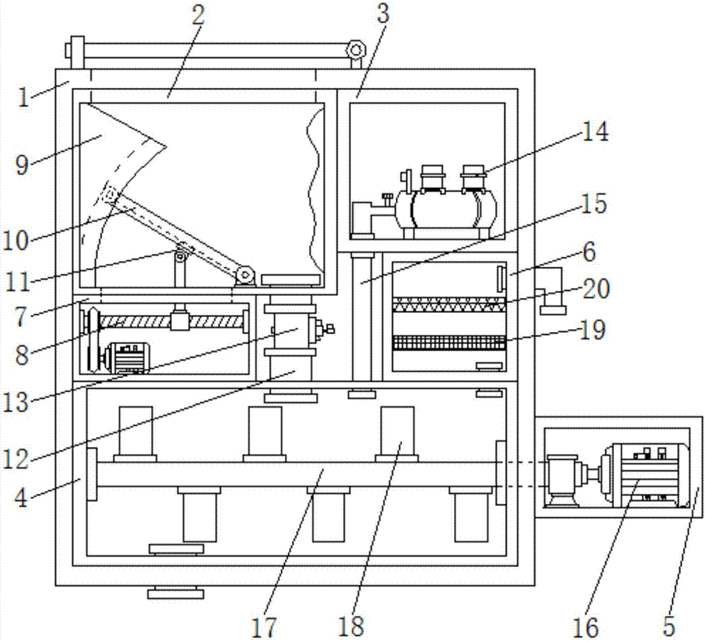 Stirring device with clogging preventing function in bridge engineering application