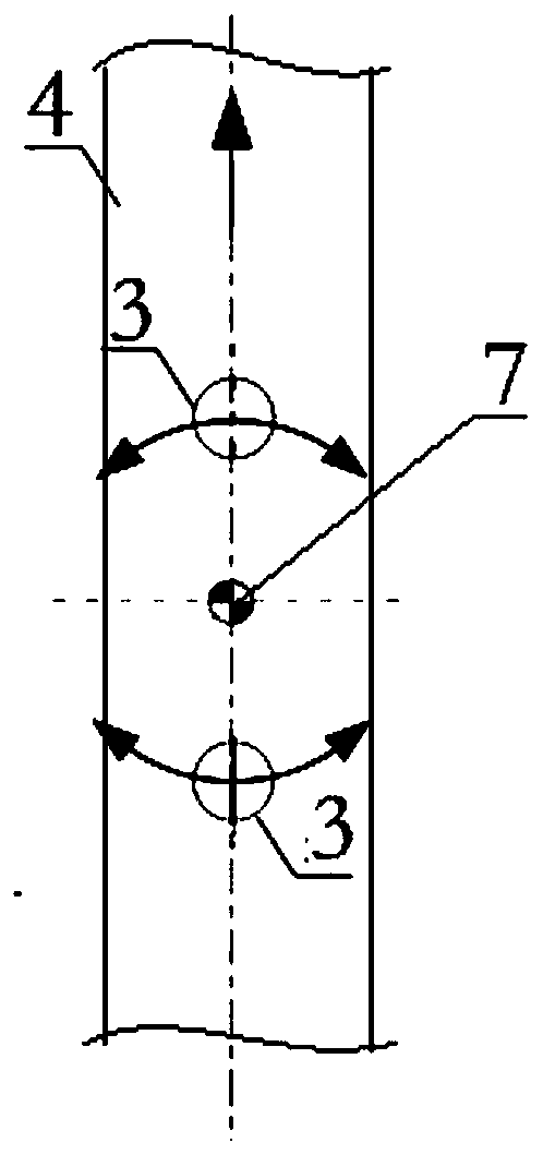 Automatic rust removing method for large splicing seam of ship hull plate