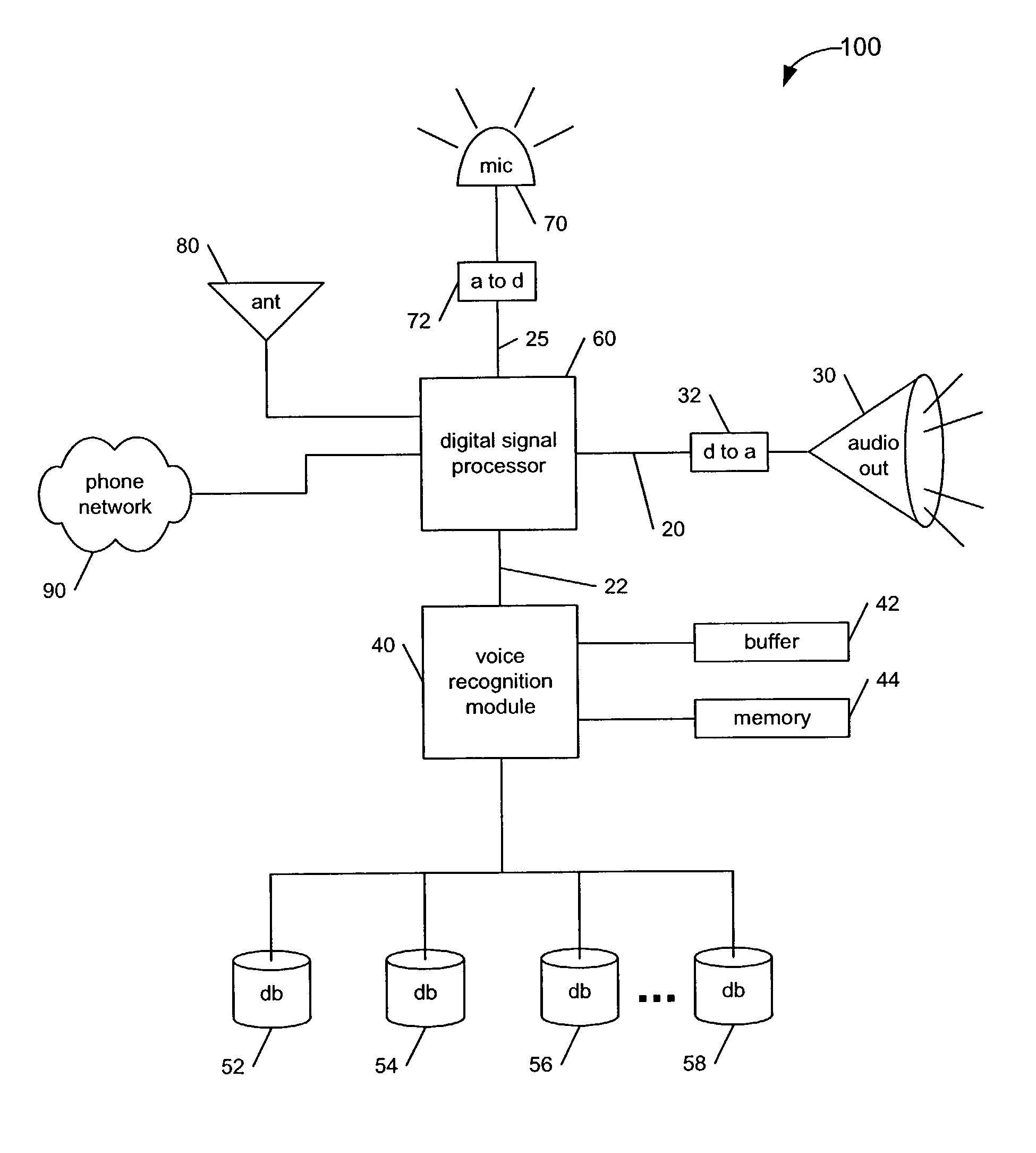 System and method for capture and storage of forward and reverse link audio