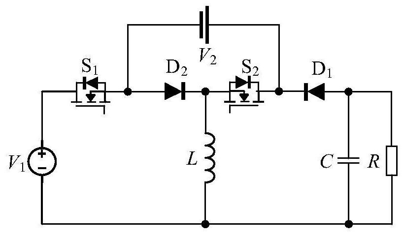 Non-isolated three-port DC converter and its control method and circuit