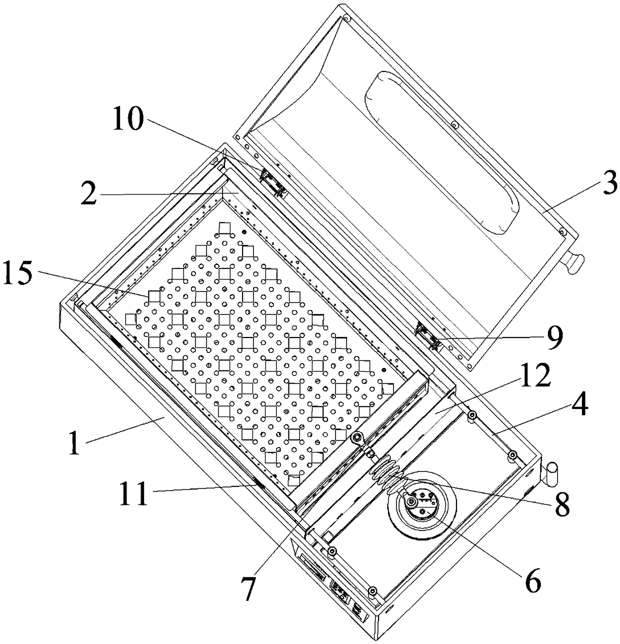 Water bath shaker with adjustable oscillation stroke