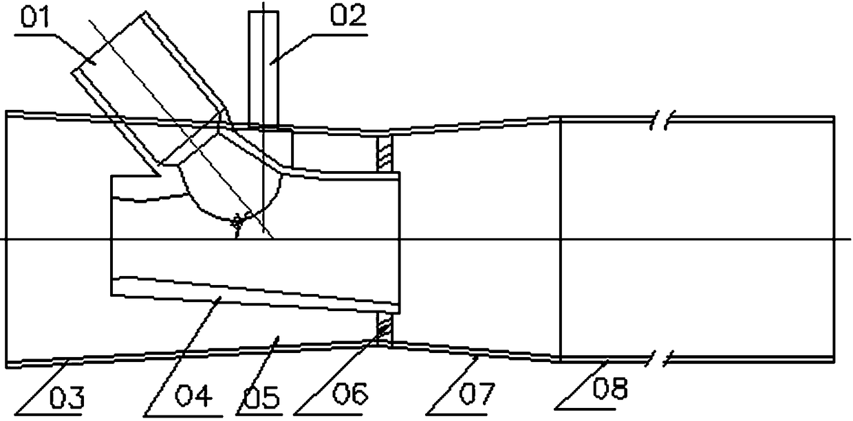 Ignition and low-load stable combustion burner for fluidized bed boiler