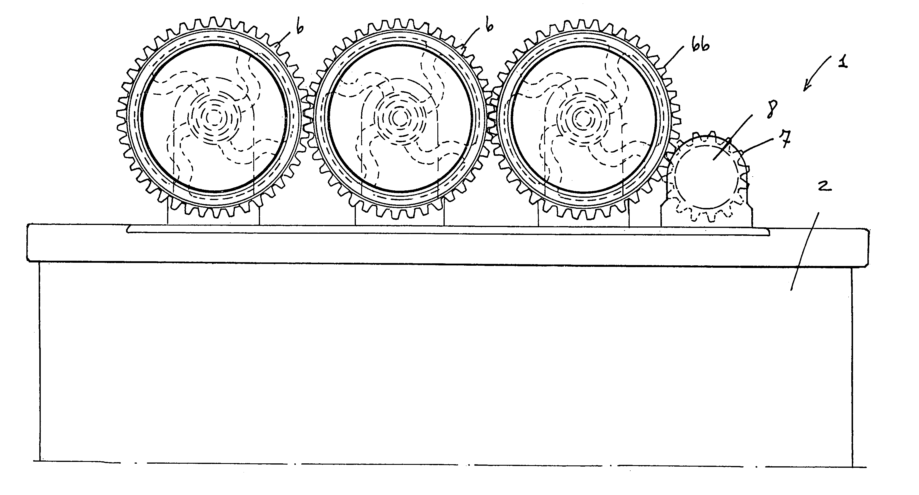 Support and winding-up device for automatic wrist watches