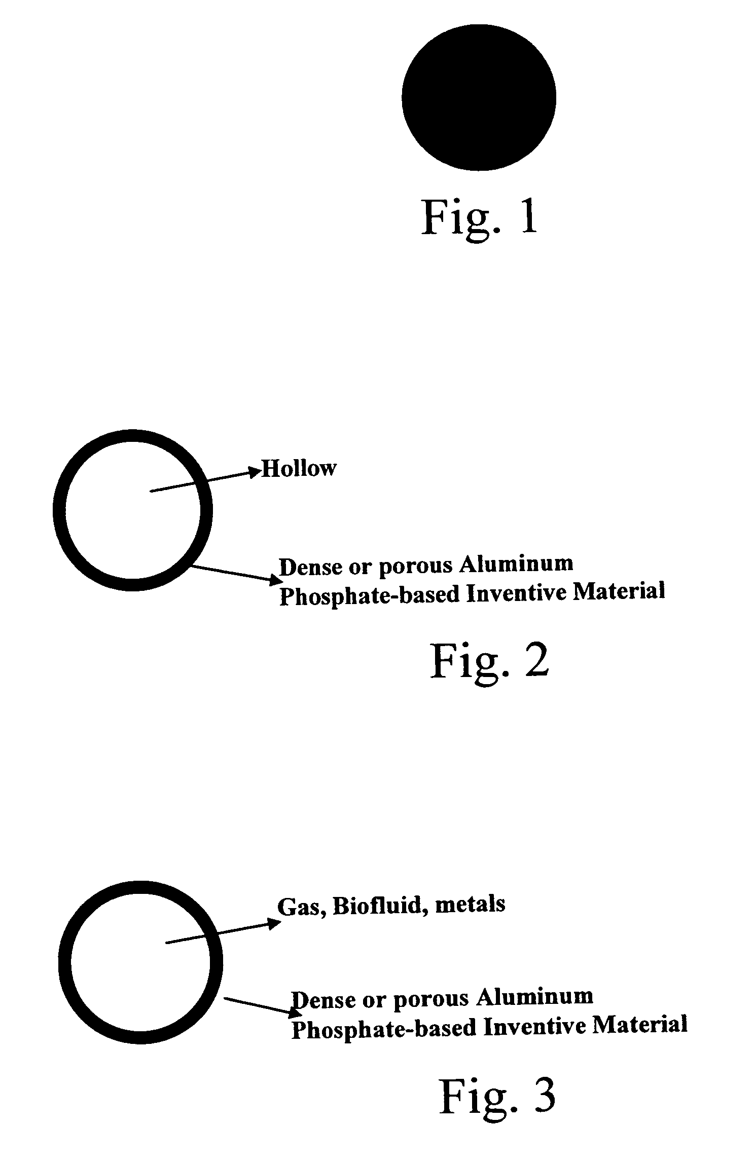 Aluminum phosphate based microspheres