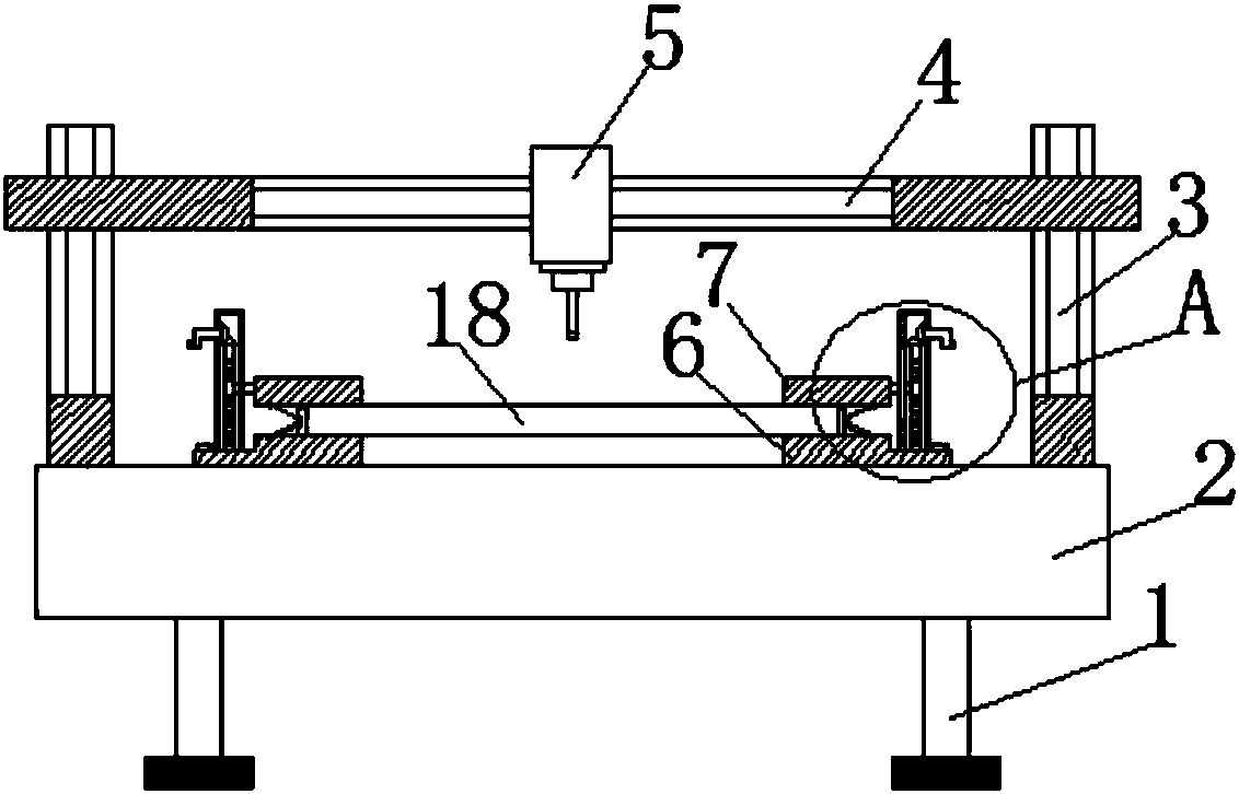 Solar cell panel drilling device