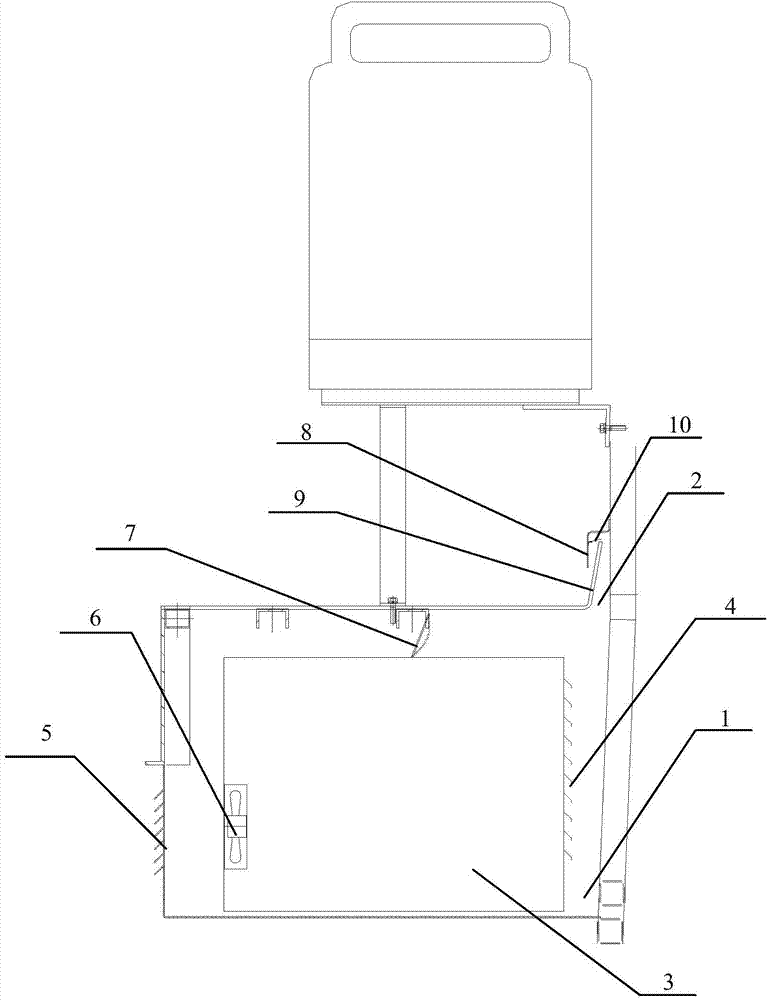 Power battery compartment