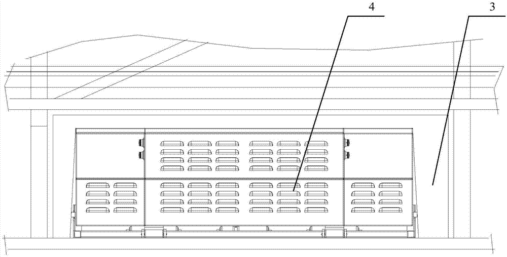 Power battery compartment