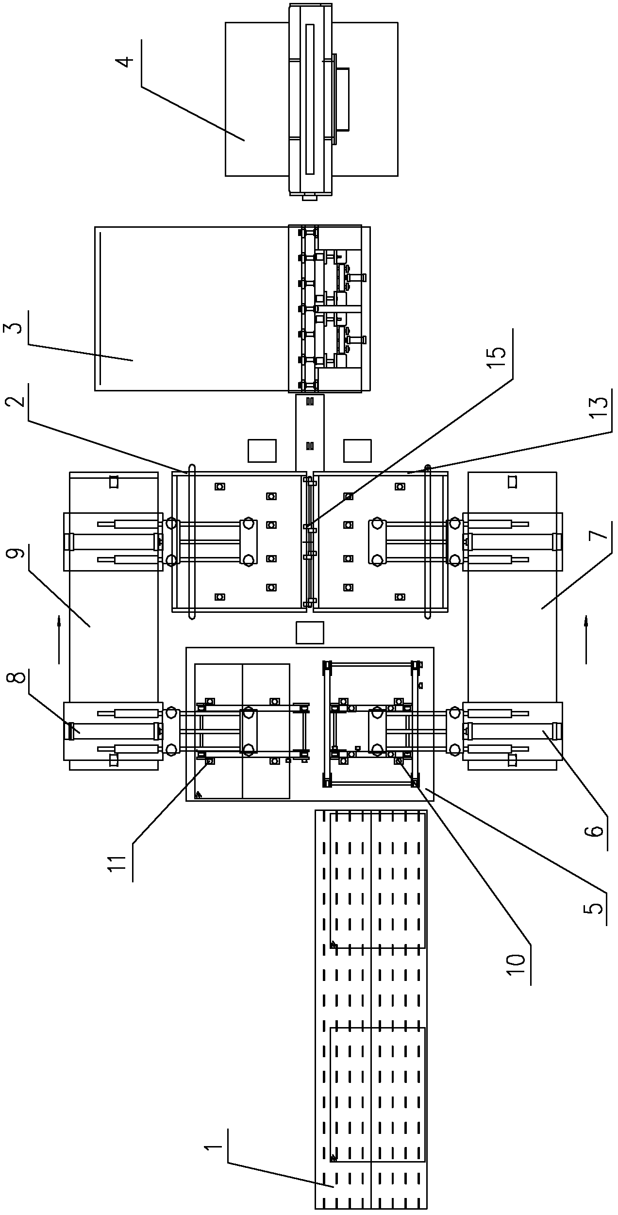 Double-plate or double-side film coating system